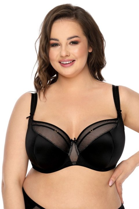 Biustonosz Soft Biustonosz Semi-Soft Model 3300/21 Janet Black - Mat Biustonosz Soft Biustonosz Semi-Soft Model 3300/21 Janet Black - Mat