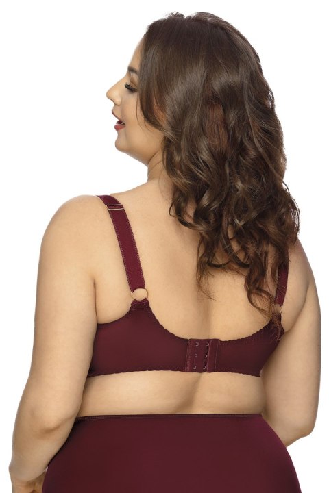 Biustonosz Soft Model 1031 Justine Kuszący Burgund - Gaia Biustonosz Soft Model 1031 Justine Kuszący Burgund - Gaia