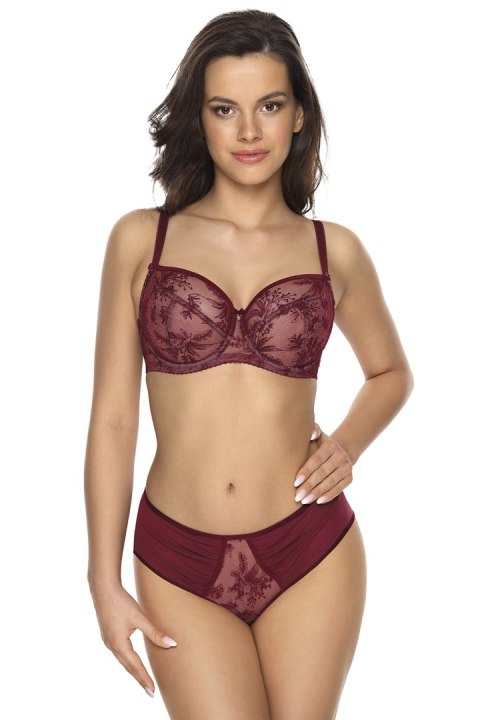 Biustonosz Soft Model 1035 Jasmine Kuszący Burgund - Gaia Biustonosz Soft Model 1035 Jasmine Kuszący Burgund - Gaia