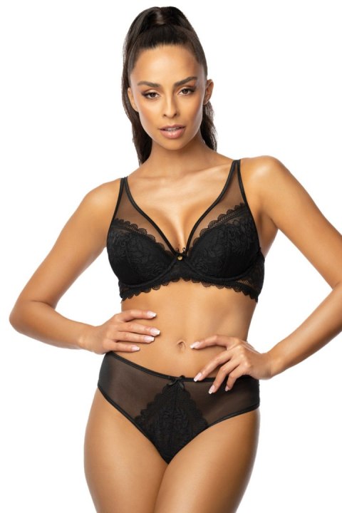 Biustonosz push up Biustonosz Push-up Model 0198/11 Estelle Black - Mat Biustonosz push up Biustonosz Push-up Model 0198/11 Estelle Black - Mat