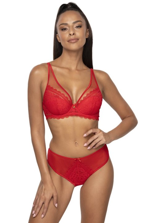 Biustonosz push up Biustonosz Push-up Model 0198/11 Estelle Red - Mat Biustonosz push up Biustonosz Push-up Model 0198/11 Estelle Red - Mat