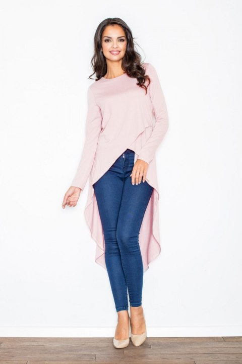 Tunika Model M412 Pink - Figl Tunika Model M412 Pink - Figl
