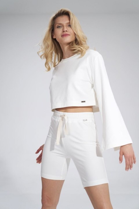 Bluza Damska Model M774 Ecru - Figl Bluza Damska Model M774 Ecru - Figl