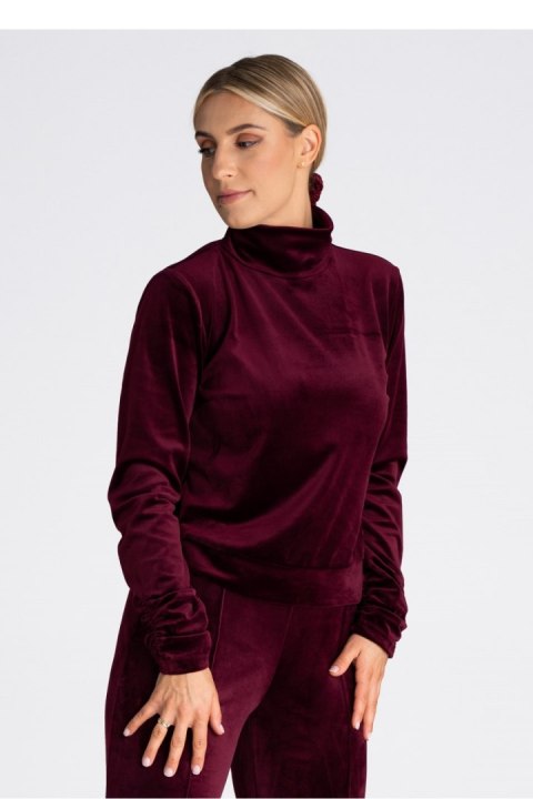 Bluza Damska Model M967 Bordo - Figl Bluza Damska Model M967 Bordo - Figl