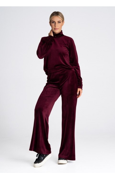 Bluza Damska Model M967 Bordo - Figl Bluza Damska Model M967 Bordo - Figl