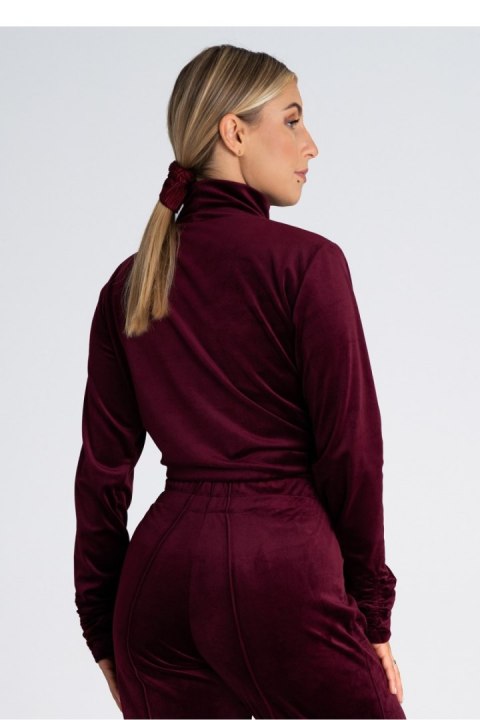 Bluza Damska Model M967 Bordo - Figl Bluza Damska Model M967 Bordo - Figl