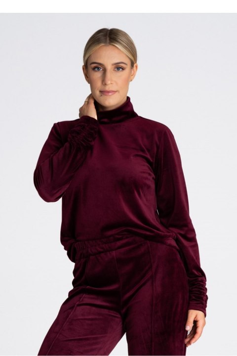Bluza Damska Model M967 Bordo - Figl Bluza Damska Model M967 Bordo - Figl