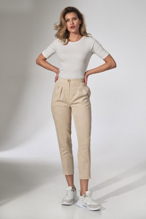 Spodnie Damskie Model M742 Beige - Figl Spodnie Damskie Model M742 Beige - Figl