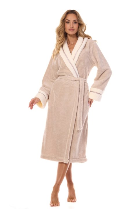 Szlafrok Damski Model Madame Long 2409 Angora - L&L collection Szlafrok Damski Model Madame Long 2409 Angora - L&L collection