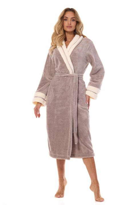 Szlafrok Damski Model Madame Long 2409 Opal - L&L collection Szlafrok Damski Model Madame Long 2409 Opal - L&L collection