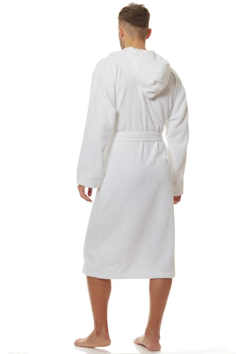 Szlafrok Męski Model 2104 White - L&L collection Szlafrok Męski Model 2104 White - L&L collection