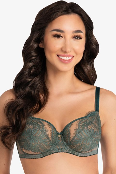 Biustonosz Soft Model Melisa K870 Green - Gorsenia Lingerie Biustonosz Soft Model Melisa K870 Green - Gorsenia Lingerie