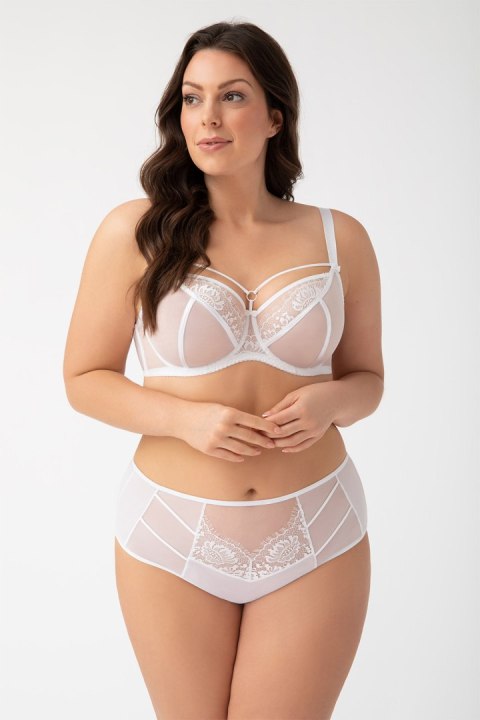 Biustonosz Soft Model Paradise K496 White - Gorsenia Lingerie Biustonosz Soft Model Paradise K496 White - Gorsenia Lingerie