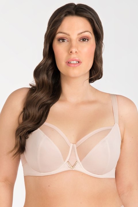 Biustonosz Soft Model Vicky K564 Beige - Gorsenia Lingerie Biustonosz Soft Model Vicky K564 Beige - Gorsenia Lingerie