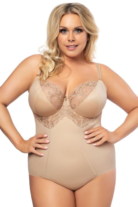 Gorsety, body, pasy Body Model K356 Gala Beige - Gorsenia Lingerie Gorsety, body, pasy Body Model K356 Gala Beige - Gorsenia Lingerie