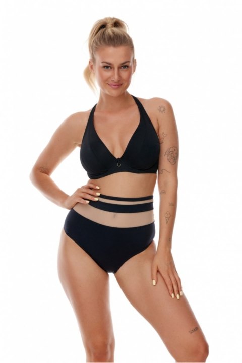 Kostium dwuczęściowy Biustonosz kąpielowy Braletka Model Devon Black - Lupo Line Kostium dwuczęściowy Biustonosz kąpielowy Braletka Model Devon Black - Lupo Line
