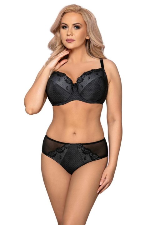 Biustonosz push up Biustonosz Usztywniany Model VB-418 Grafit/Black - Vena Biustonosz push up Biustonosz Usztywniany Model VB-418 Grafit/Black - Vena