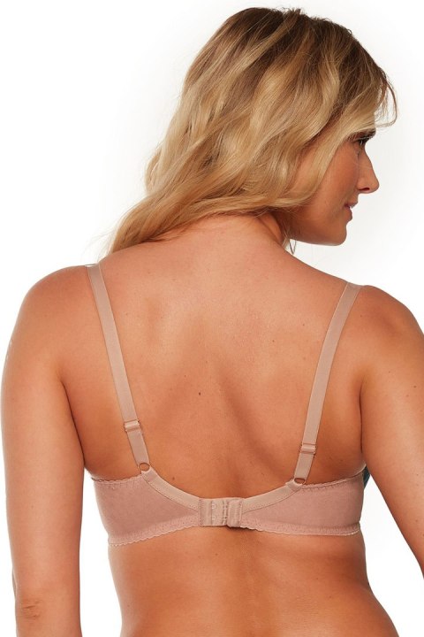 Biustonosz push up Biustonosz Usztywniany Model Pia 1251 Turkus/Beige - Gaia Biustonosz push up Biustonosz Usztywniany Model Pia 1251 Turkus/Beige - Gaia