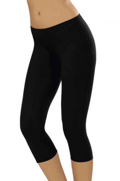 Klasyczne Legginsy 3/4 Black - Italian Fashion Klasyczne Legginsy 3/4 Black - Italian Fashion