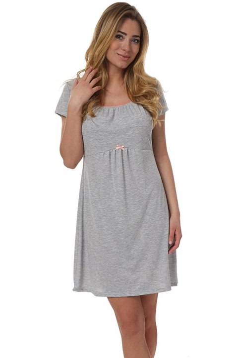Koszulka nocna Koszula Nocna Model Dagna kr.r. Melange - Italian Fashion Koszulka nocna Koszula Nocna Model Dagna kr.r. Melange - Italian Fashion
