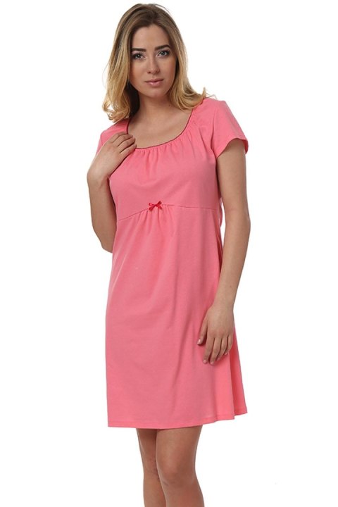 Koszulka nocna Koszula Nocna Model Dagna kr.r. Pink - Italian Fashion Koszulka nocna Koszula Nocna Model Dagna kr.r. Pink - Italian Fashion