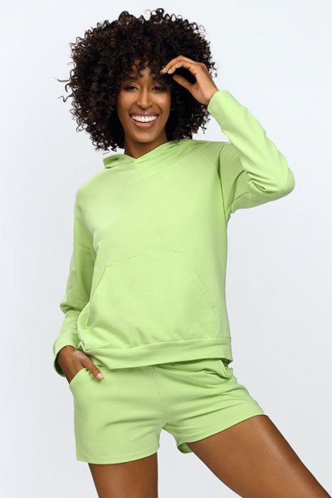 Spodnie Komplet Model Koko Light Green - DKaren Spodnie Komplet Model Koko Light Green - DKaren