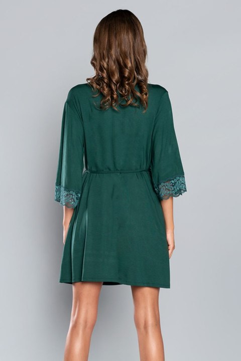 Szlafrok Damski Model Samaria r.3/4 Green - Italian Fashion Szlafrok Damski Model Samaria r.3/4 Green - Italian Fashion