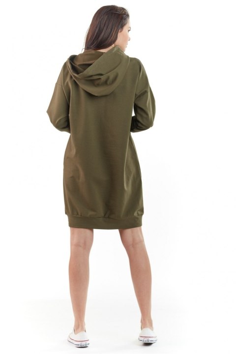 Bluza Damska Model A212 Khaki - awama Bluza Damska Model A212 Khaki - awama