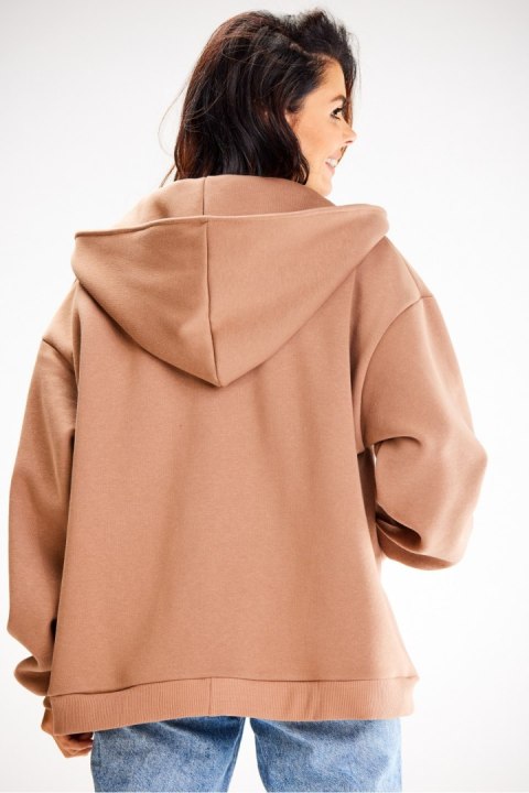 Bluza Damska Model A610 Beige - awama Bluza Damska Model A610 Beige - awama