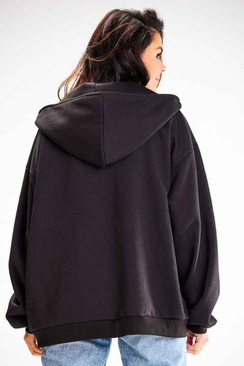 Bluza Damska Model A610 Black - awama Bluza Damska Model A610 Black - awama