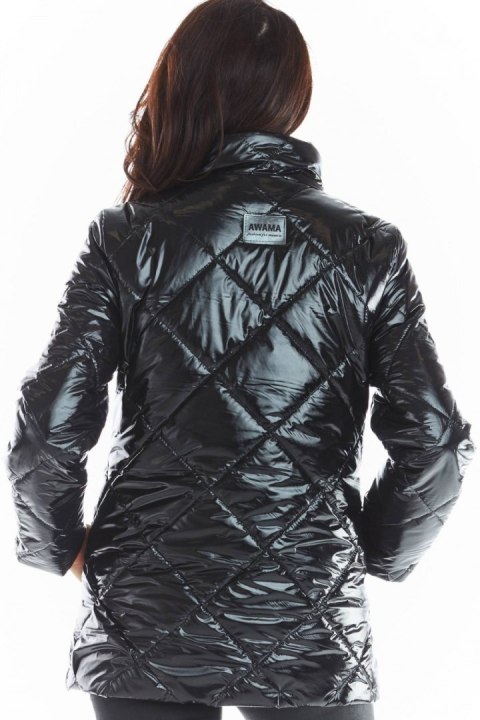 Kurtka Damska Model A384 Pikówka Black - awama Kurtka Damska Model A384 Pikówka Black - awama