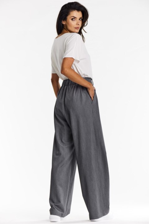 Spodnie Damskie Model A674 Grey - awama Spodnie Damskie Model A674 Grey - awama