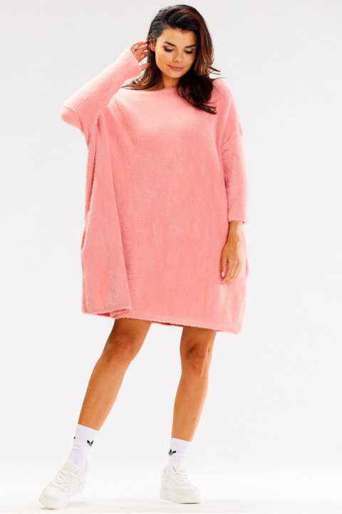 Sweter Damski Model A618 Pink - awama Sweter Damski Model A618 Pink - awama