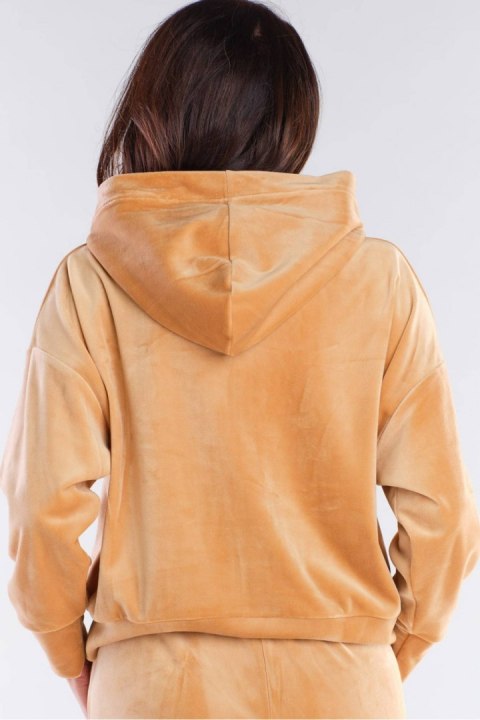 Bluza Damska Model A412 Beige - awama Bluza Damska Model A412 Beige - awama