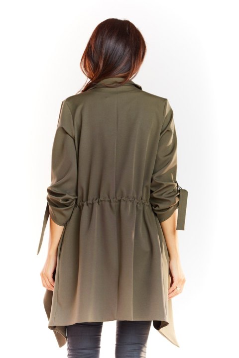 Bluza Damska Model A335 Khaki - awama Bluza Damska Model A335 Khaki - awama