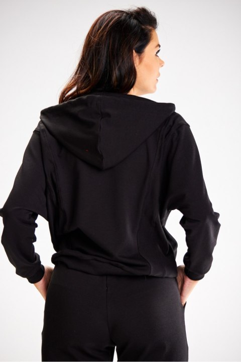 Bluza Damska Model A607 Black - awama Bluza Damska Model A607 Black - awama