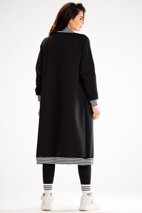 Bluza Damska Model A612 Black - awama Bluza Damska Model A612 Black - awama