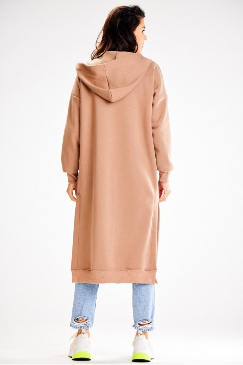 Bluza Damska Model A613 Beige - awama Bluza Damska Model A613 Beige - awama