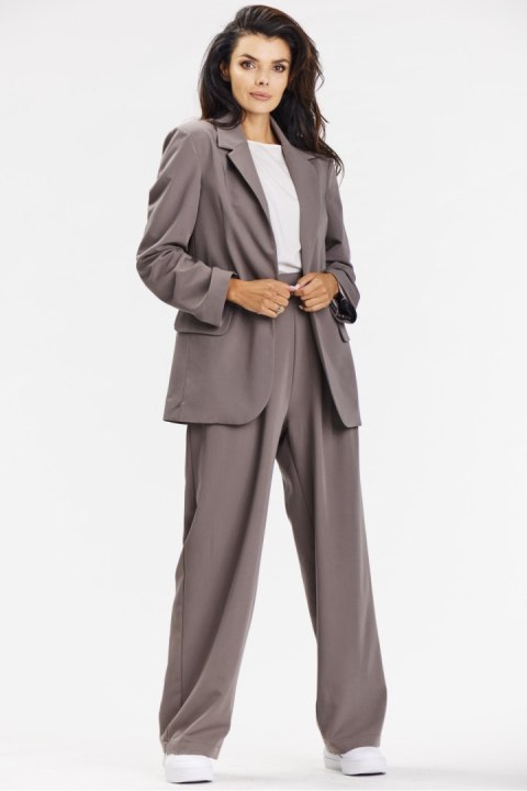 Spodnie Damskie Model A674 Taupe - awama Spodnie Damskie Model A674 Taupe - awama