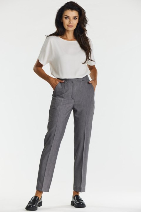 Spodnie Damskie Model A675 Grey - awama Spodnie Damskie Model A675 Grey - awama