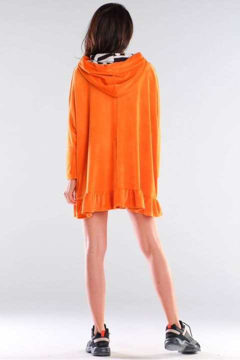 Sukienka Bluza Model A419 Orange - awama Sukienka Bluza Model A419 Orange - awama