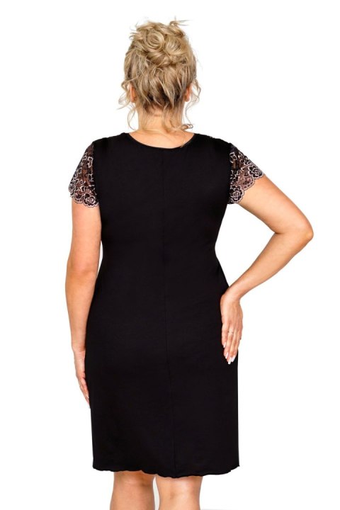 Koszulka nocna Koszulka Model Emma Plus Black - Donna Koszulka nocna Koszulka Model Emma Plus Black - Donna