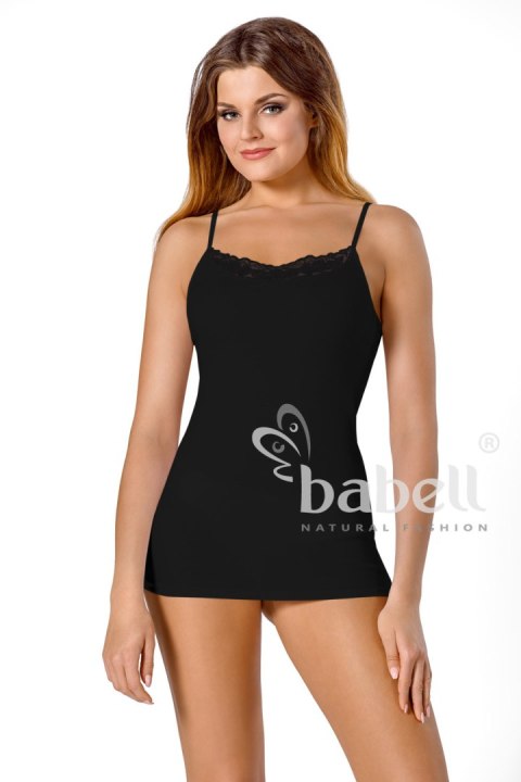 Koszulka nocna Koszulka Model Kalina Black - Babell Koszulka nocna Koszulka Model Kalina Black - Babell