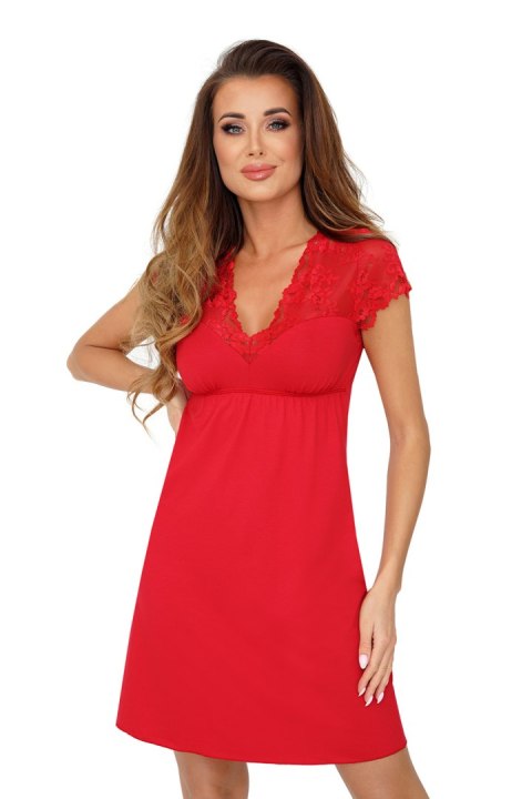 Koszulka nocna Koszulka Model Klarisa Red - Donna Koszulka nocna Koszulka Model Klarisa Red - Donna