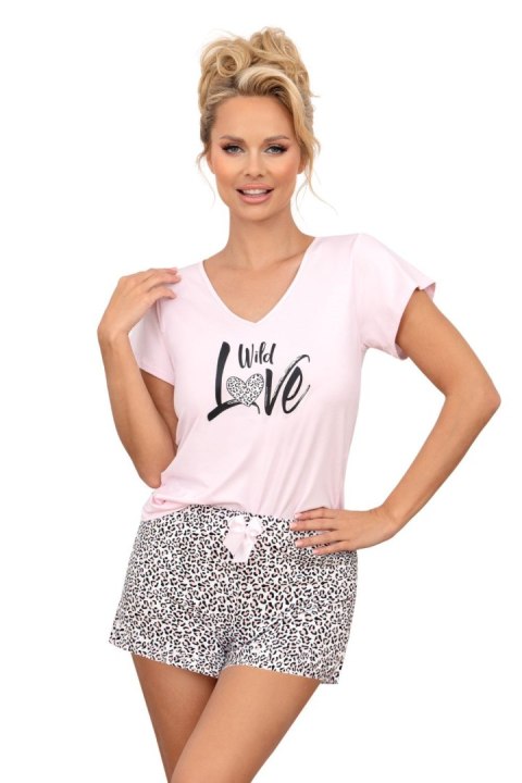 Piżama Damska Model Pantera 1/2 Pink - Donna Piżama Damska Model Pantera 1/2 Pink - Donna
