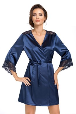 Szlafrok Damski Model Eva Navy - Donna