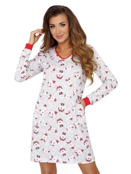 Koszulka nocna Koszula Nocna Model Teddy Ecru - Donna