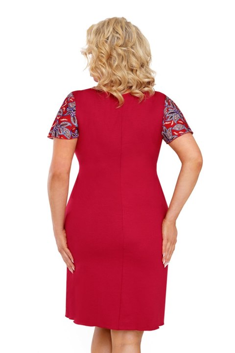 Koszulka nocna Koszulka Model Rita Plus Burgund - Donna Koszulka nocna Koszulka Model Rita Plus Burgund - Donna