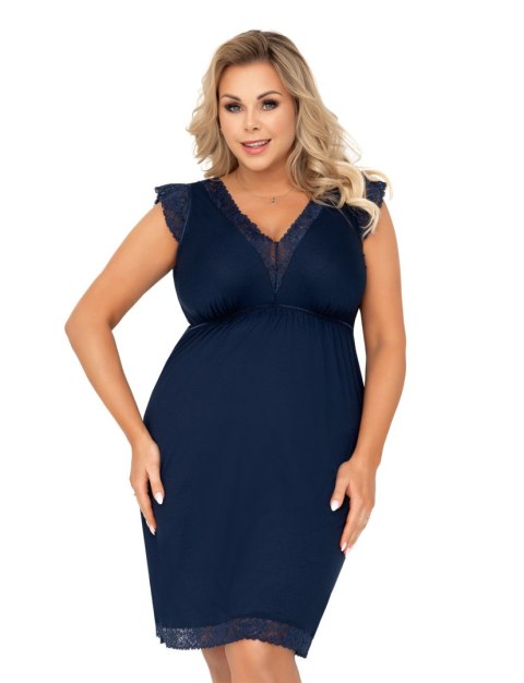 Koszulka nocna Koszulka Model Vera Plus Dark Blue - Donna Koszulka nocna Koszulka Model Vera Plus Dark Blue - Donna