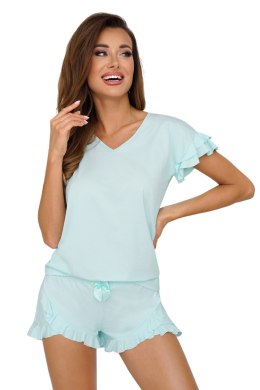 Piżama Damska Model Pastella 1/2 Pistacja - Donna